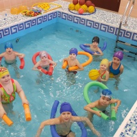 Фотоотчет о посещении бассейна в детском саду