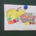 Конспект занятия по рисованию в средней группе. Тема: «Осенний урожай».