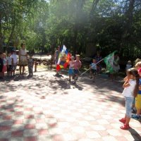 Фотоотчет «Празднование Дня Российского флага в нашем ДОУ»