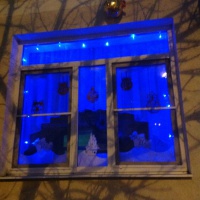 Фотоотчет «Новогодние окна в нашей группе»