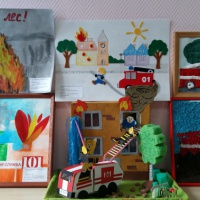 Совместное творчество детского сада и семьи по пожарной безопасности