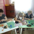 Фотоотчет о проведении мастер-класса с воспитателями «Декорирование пасхальных яиц»