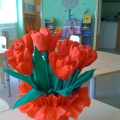 Мастер класс «Ваза с тюльпанами»