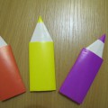 Мастер-класс «Закладка  «Карандаш» в технике оригами»