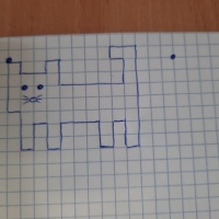 Графический диктант «Кот». Задание для детей 5–6 лет в условиях самоизоляции