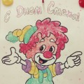 Первоапрельское веселье. Мастер-класс «Веселый клоун» в нетрадиционной технике рисования манной крупой