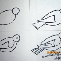 Конспект занятия по рисованию «Птичка на ветке» (старшая группа)