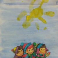 Конспект занятия по рисованию с детьми младшего дошкольного возраста «Светит солнышко»