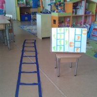 Тренажер для физического развития детей «Лестница ловкости»