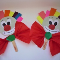 Мастер-класс изготовления поделки из бумаги ко Дню смеха «Весёлый клоун Стёпа»