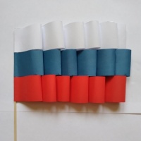 Конспект ООД с использованием объемной аппликации «Государственный флаг России» (старшая группа)