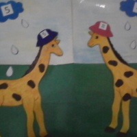 Обучение счёту в пределах 10. Математическая дидактическая игра «Веселые жирафы» для детей 5–7 лет