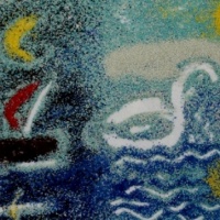 Динамическое рисование цветным песком с детьми дошкольного возраста