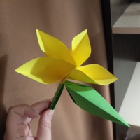 Мастер-класс «Цветок для мамочки в технике оригами»