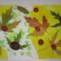 Осенняя поделка из природных материалов «Дары осени» для детей от 3 лет