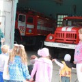 Фотоотчет «Экскурсия детей старшей группы в пожарную часть. Знакомство с работой пожарных»