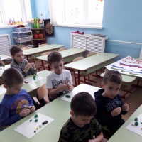 Пограничники Пограничник с собакой сделана из пластилина