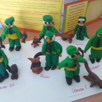 Публикация Фотоотчет по созданию поделки Пограничник с собакой размещена в разделах Военные профессии военная техника Пограничники Собака щенок