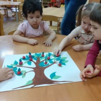 Конспект НОД по художественно-эстетическому развитию «Яблоня и яблоки» для младшего дошкольного возраста