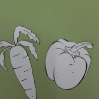 Конспект коллективного занятия по рисованию «Урожай на грядке» с детьми среднего дошкольного возраста