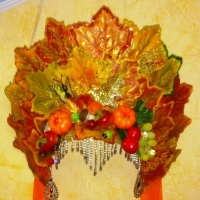 Изготовление кокошника Осени