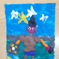 Лепка Воин Воротникова Галина