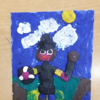 Закреплять умение применять основные приёмы работы в технике барельеф для передачи одежды воина