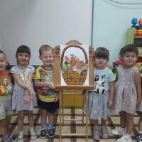 Конспект занятия по аппликации «Корзина с овощами»