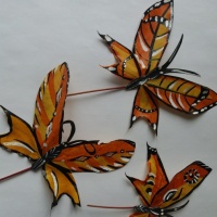 Мастер-класс «Бабочки из кленовых листьев»