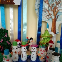 План-конспект самостоятельной художественно-творческой деятельности «Снеговик» для детей подготовительной к школе группы