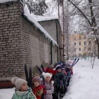 Обучение катанию на лыжах (старшая группа)