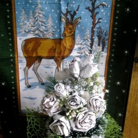 Консультация для педагогов «Зимний декор букета роз из кленовых листьев»