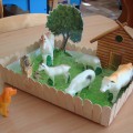 Макет для сюжетной игры в детском саду «Ферма» своими руками