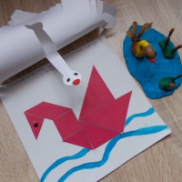Мастер-класс «Лебедь в технике оригами»