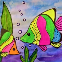Мастер-класс ООД по изобразительной деятельности «Разные рыбы на свете живут» в подготовительной логопедической группе