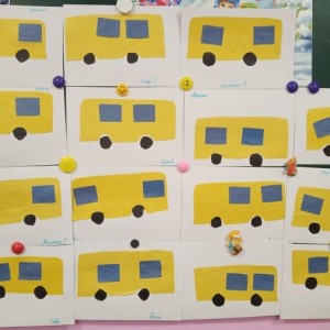 Конспект занятия по аппликации для детей средней группы 4–5 лет «Автобус»