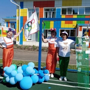 День открытия летних состязаний в детском саду