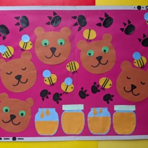 Развивающая игра «Мишки, пчелки и мед» для детей 4–5 лет и мастер-класс по ее изготовлению