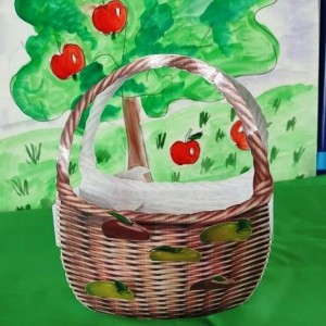 Математический тренажер «Корзина с наливными яблочками» для детей 5–7 лет