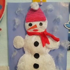 Мастер-класс по изготовлению поделки из подручного материала в дошкольной группе «Снеговик» ко Дню снеговика на МAAM