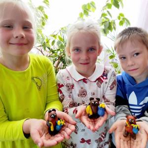 Мастер-класс по лепке из пластилина «Винни-Пух» с детьми старшего дошкольного возраста