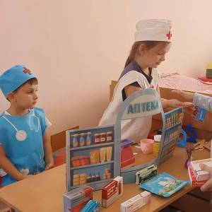 Сюжетно — ролевая игра «На приёме у врача» в старшей группе