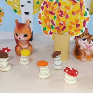 Конспект НОД по лепке из цветного пластилина «Пирамидка — грибок» в средней коррекционной группе