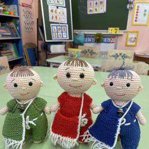 Дидактическое вязаное пособие «Звукарики» для детей с ТНР 4–7 лет