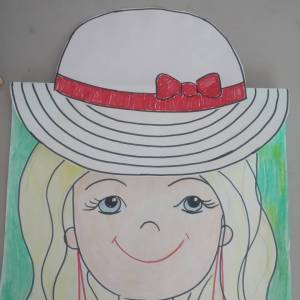 Рисование автопортрета с дошкольниками старшего возраста с ОВЗ с нарушениями зрения