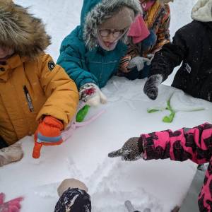 Конспект прогулки с наблюдением за снегом для детей подготовительной группы