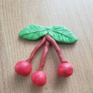 Конспект занятия по лепке из пластилина «Вишенки» в средней группе