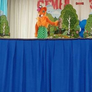 Фотоотчёт о кукольном спектакле «Лиса и лапоть» для дошкольников