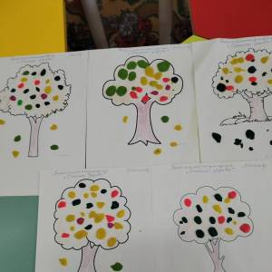 Конспект НОД по пластилинографии «Осеннее дерево» в группе раннего возраста