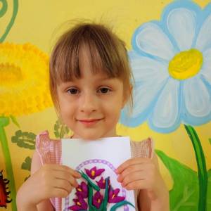 Мастер-класс по пластилинографии «Корзинка с крокусами» для детей средней группы